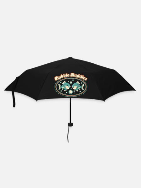 Bubble Buddies - Regenschirm (klein) - Schwarz