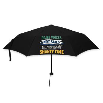 Communauté de musique folk Shanty Crew - Parapluie standard - noir - Devant