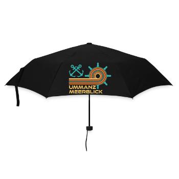 Vacances en mer Baltique : Divertissement sur la mer - Parapluie standard - noir - Devant