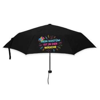 Mon costume dans la blanchisserie – Chemise drôle de carnaval - Parapluie standard - noir - Devant