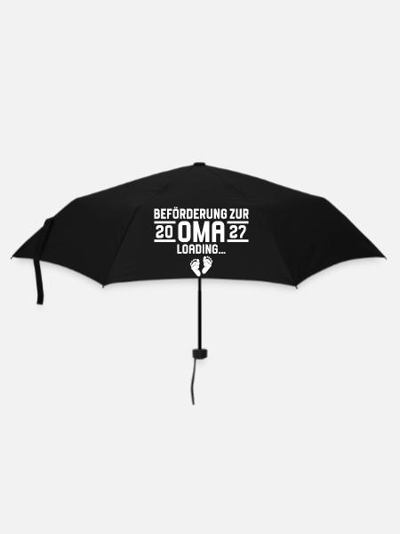 Beförderung zur Oma 2027 loading - Regenschirm (klein) - Schwarz