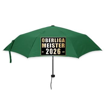 Champion of the Oberliga 2026 Oberliga Champion - Umbrella (small) - bottlegreen - Front