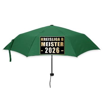 Champion of the Kreisliga B 2026 - Umbrella (small) - bottlegreen - Front