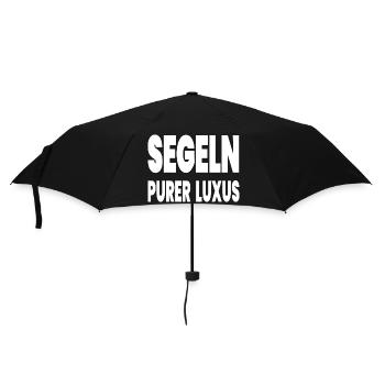 Segeln - Regenschirm (klein) - Schwarz - Vorne