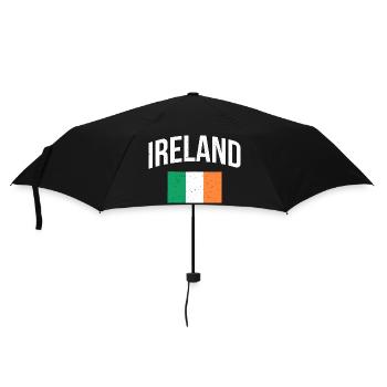 Arc du drapeau irlandais Vintage Print - Parapluie standard - noir - Devant