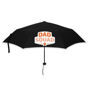 Papa-Squad - Regenschirm (klein) - Schwarz - Vorne
