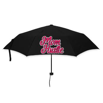 Mom Hustle Mom Shirt - Regenschirm (klein) - Schwarz - Vorne