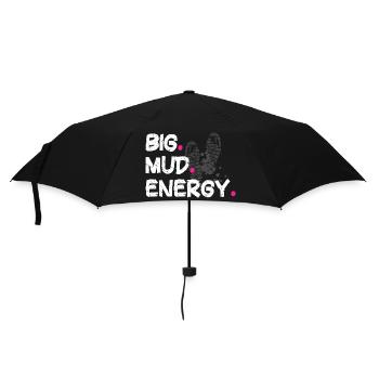 Big mud energy Schlammlauf Mud Run Muddy Race - Umbrella (small) - black - Front