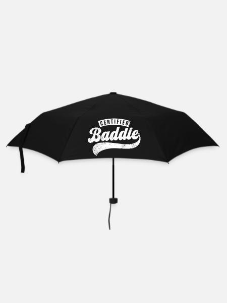 Zertifizierter Bösewicht - Regenschirm (klein) - Schwarz