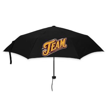 Équipe - Parapluie standard - noir - Devant