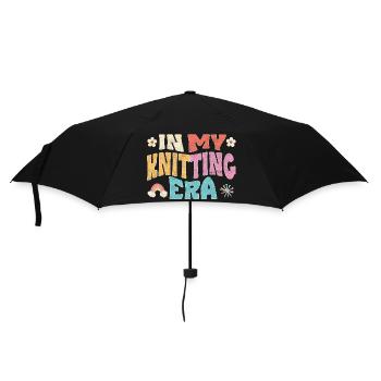 À l’époque du tricot - Parapluie standard - noir - Devant