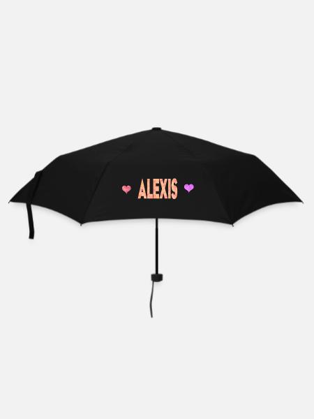 Alexis - Regenschirm (klein) - Schwarz