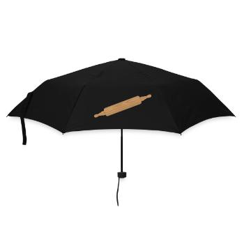 Rouleau à pâte - Rouleau à pâtisserie en bois - Parapluie standard - noir - Devant