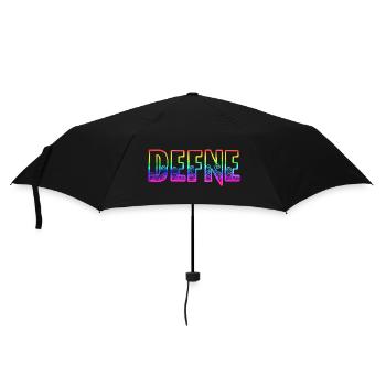 Defne RS Arc-en-ciel - Parapluie standard - noir - Devant