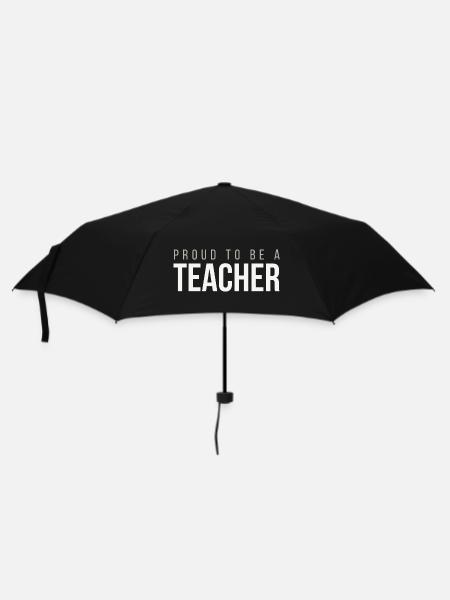 Stolz, Lehrer zu sein – Lehrergeschenk - Regenschirm (klein) - Schwarz