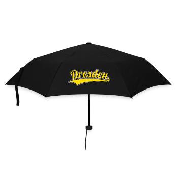 Dresden Deutschland Heimatstadt - Regenschirm (klein) - Schwarz - Vorne