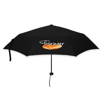 Bratwurst thuringienne - Parapluie standard - noir - Devant