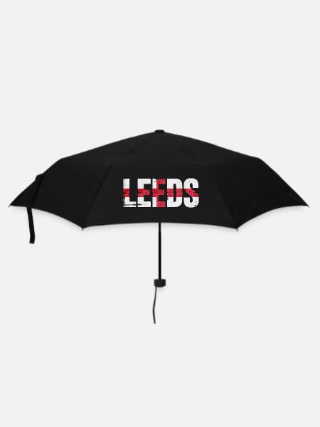 Leeds England - Regenschirm (klein) - Schwarz