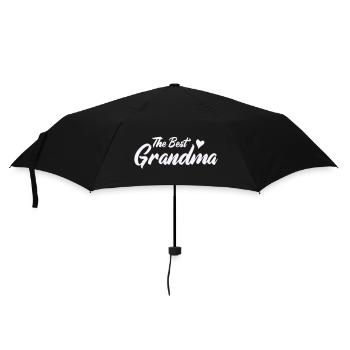 Meilleur design de cœur de grand-mère - Parapluie standard - noir - Devant