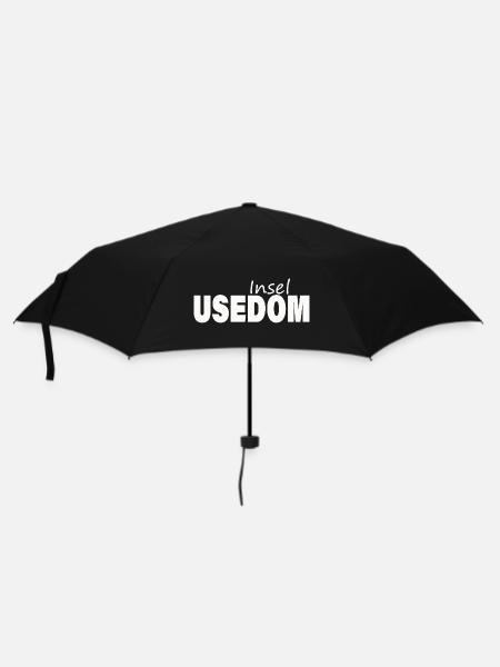 USEDOM - Regenschirm (klein) - Schwarz