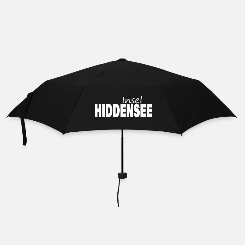 HIDDENSEE - Regenschirm (klein) - Schwarz