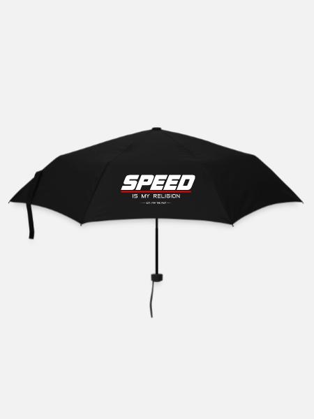 SPEED_IS_MY_RELIGION - Umbrella (small) - black