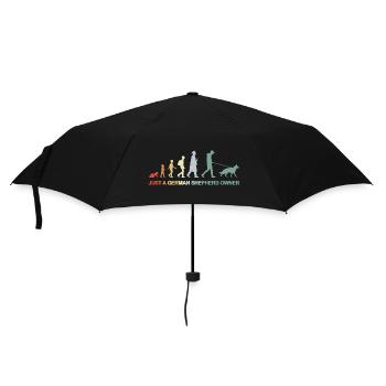 Evolution German Shepherd Owner - Umbrella (small) - black - Front