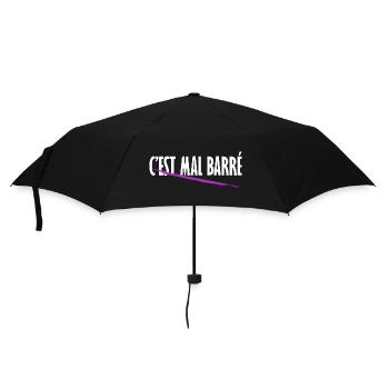 C'est mal barré - Parapluie standard - noir - Devant