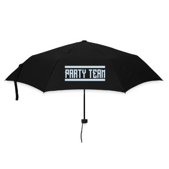 party_team - Umbrella (small) - black - Front