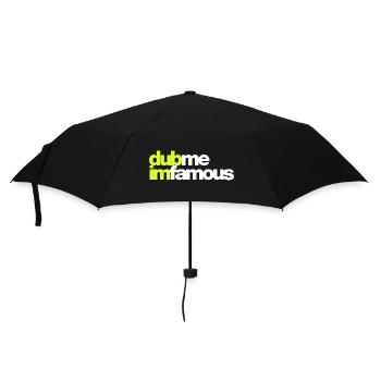 DUB ME I'M FAMOUS - Regenschirm (klein) - Schwarz - Vorne