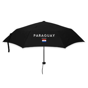 Paraguayische Flagge, Paraguayischer Stolz - Regenschirm (klein) - Schwarz - Vorne