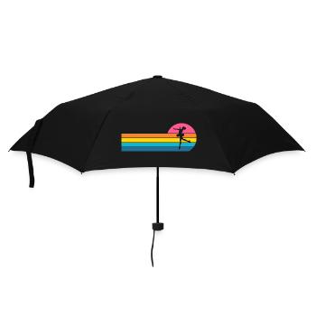 Figure skater - Umbrella (small) - black - Front
