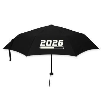 2026 - Parapluie standard - noir - Devant