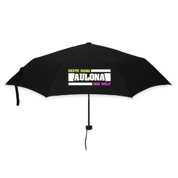 Beste Mama Alona der Welt - Regenschirm (klein) - Schwarz - Vorne