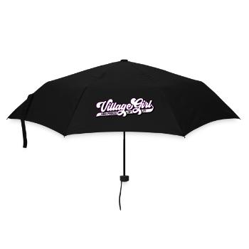 Les couleurs peuvent être modifiées | Fille du village Dorfmädchen - Parapluie standard - noir - Devant