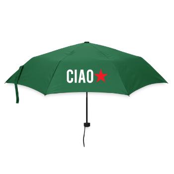 t-shirt hello red star t-shirt red star - Umbrella (small) - bottlegreen - Front