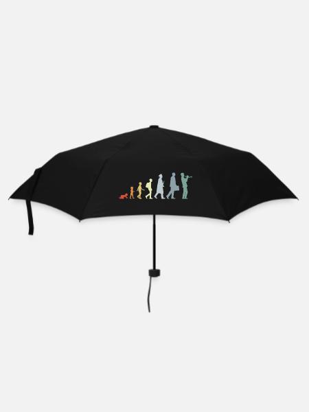 Trompeter Lebenszyklus - Regenschirm (klein) - Schwarz