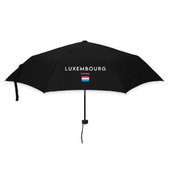 Drapeau du Luxembourg, fierté luxembourgeoise - Parapluie standard - noir - Devant