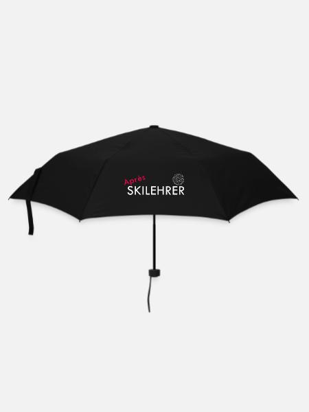 Apres Skilehrer - Regenschirm (klein) - Schwarz