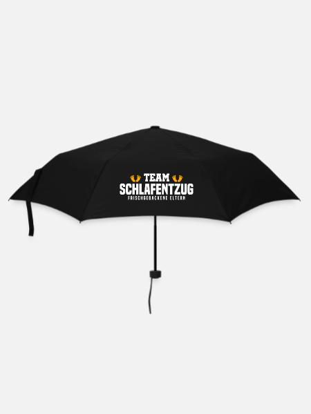 Team Schlafentzug - Frischgebackene Eltern - Regenschirm (klein) - Schwarz