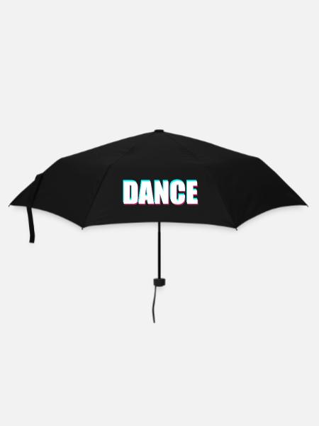 Dance - Regenschirm (klein) - Schwarz
