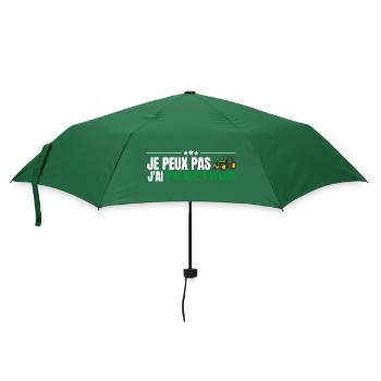 Je Peux Pas J'Ai Tracteur - Parapluie standard - vert bouteille - Devant
