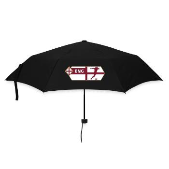 Maillot Drapeau Angleterre Football - T-shirt Angleterre - Parapluie standard - noir - Devant