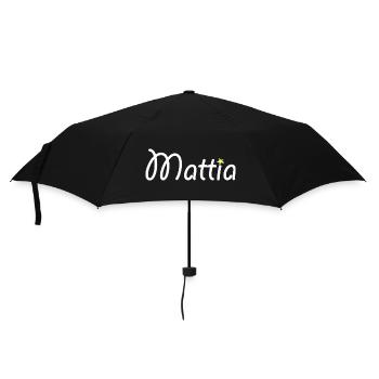 Mattia - Parapluie standard - noir - Devant