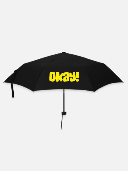 Okay - Regenschirm (klein) - Schwarz