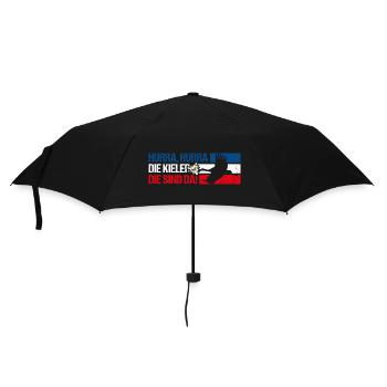 Kiel Fußball - Regenschirm (klein) - Schwarz - Vorne