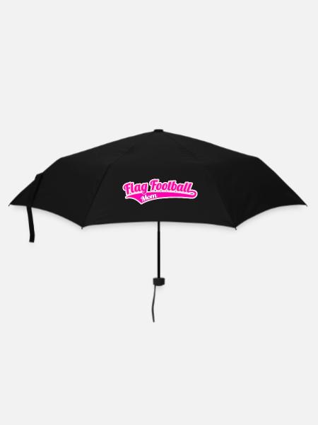 Flag Football Mom Mama Mutter - Umbrella (small) - black