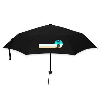 Horizon de la plage - Parapluie standard - noir - Devant