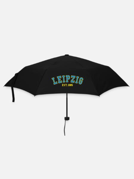 Leipzig Est. 1985 - Regenschirm (klein) - Schwarz