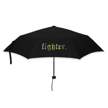FischerS fighter. Camuflage Classic - Umbrella (small) - black - Front